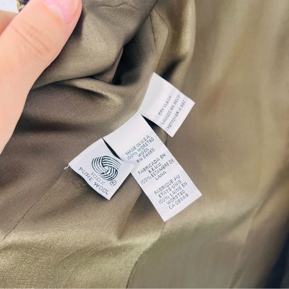 Vintage Jones New York Academia Plaid Wool Blazer Old Money Quiet Luxury 10 - Picture 8 of 9